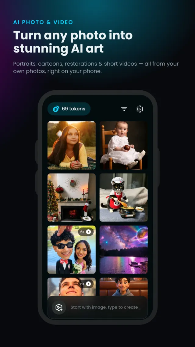 Your AI creations gallery